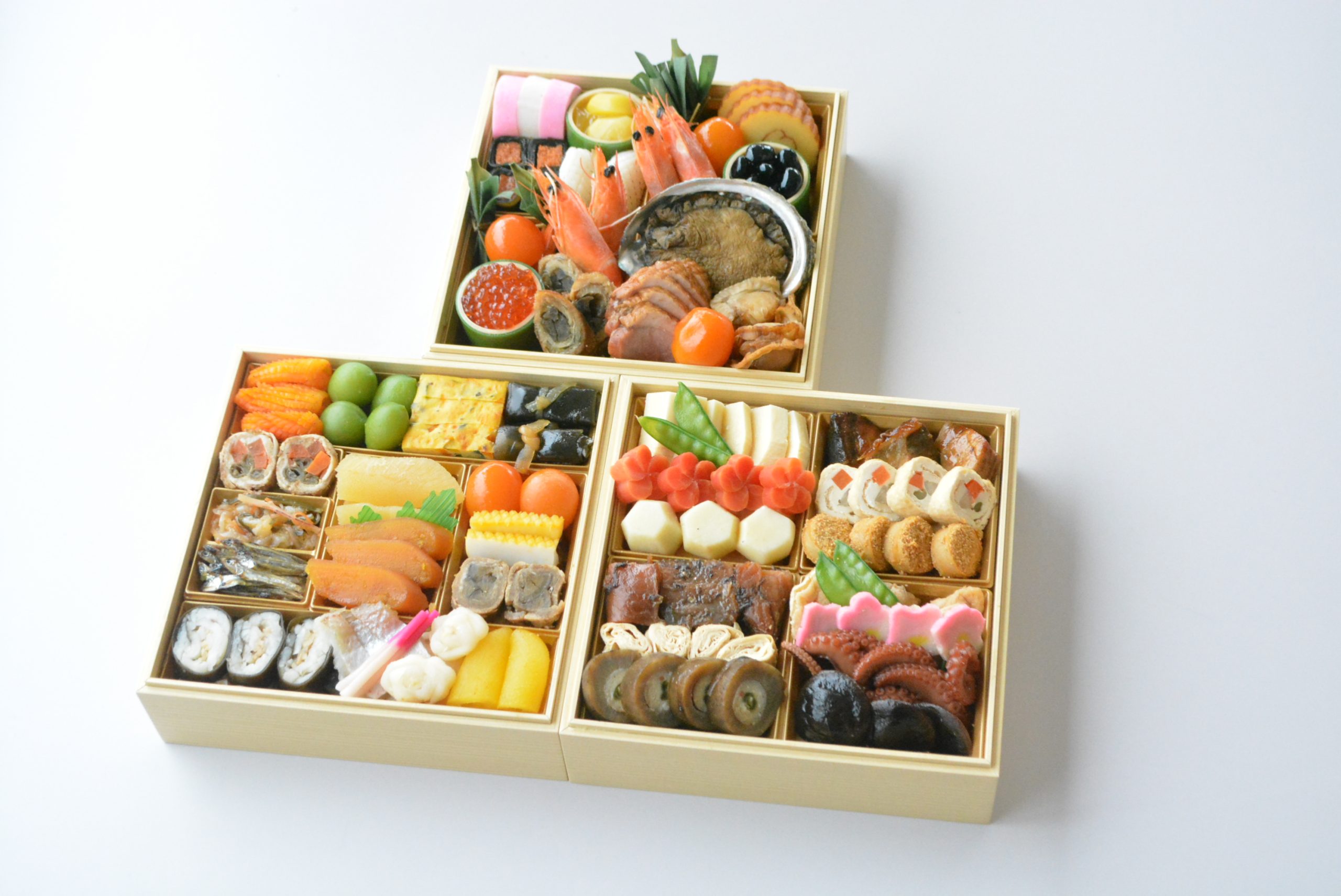 〈4〉和風おせち三段（48品）